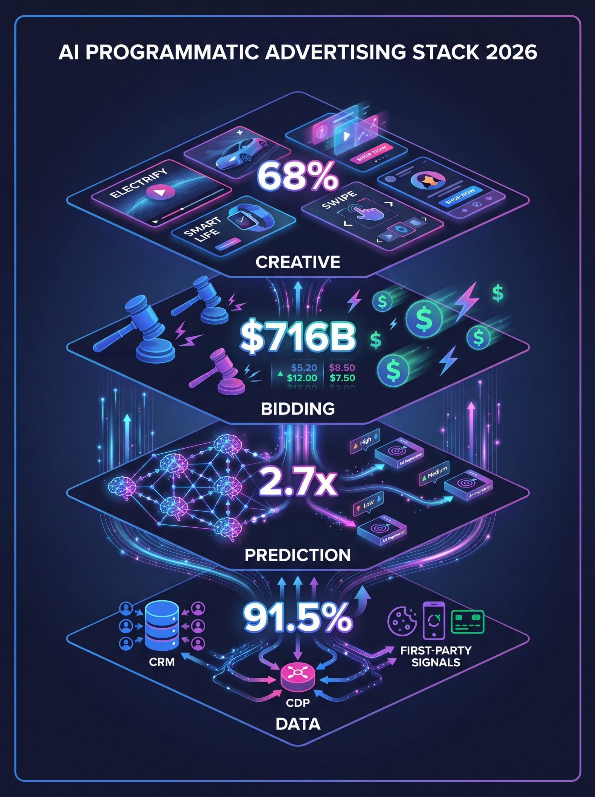 AI Programmatic Advertising Stack 2026
