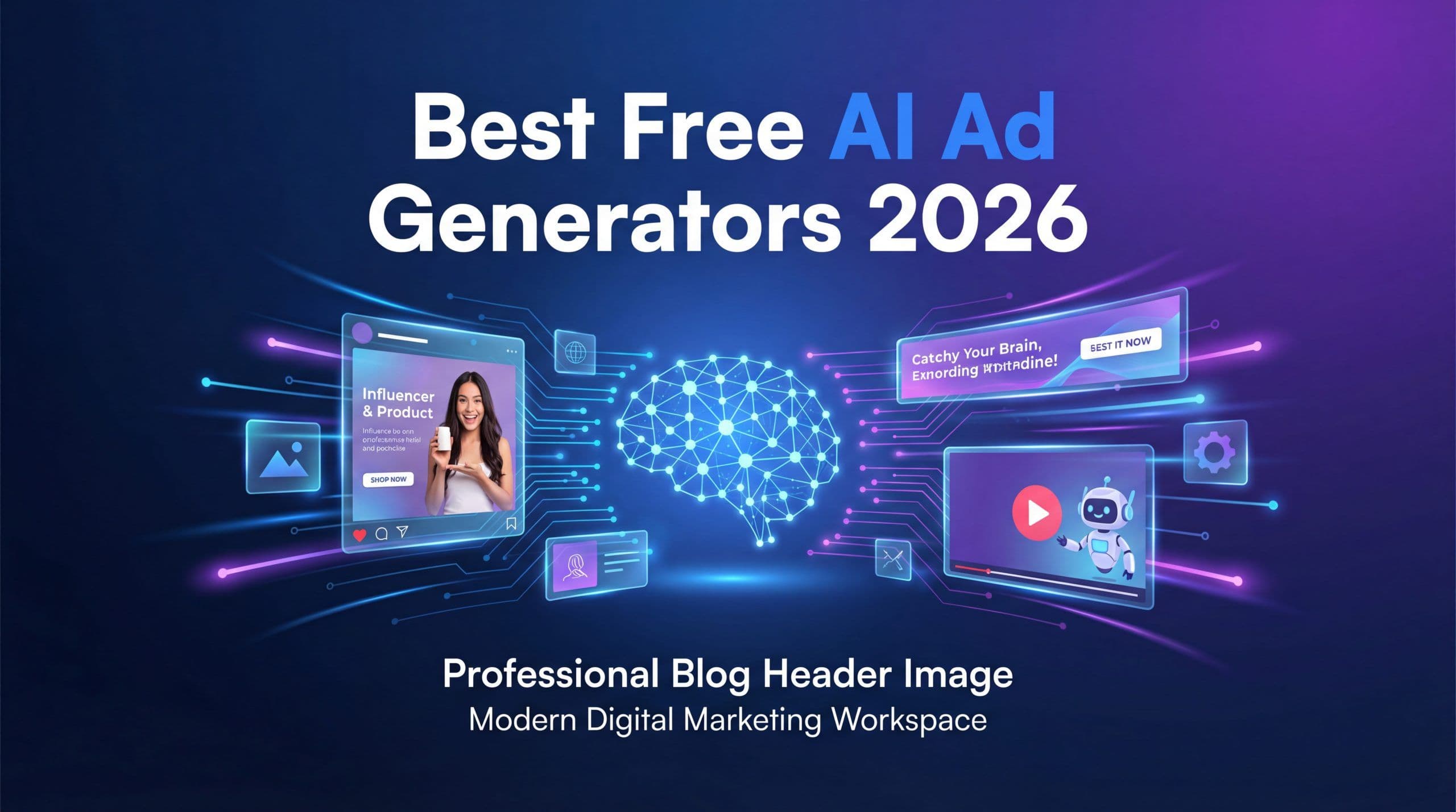 Best free AI ad generator tools comparison for marketing teams in 2026