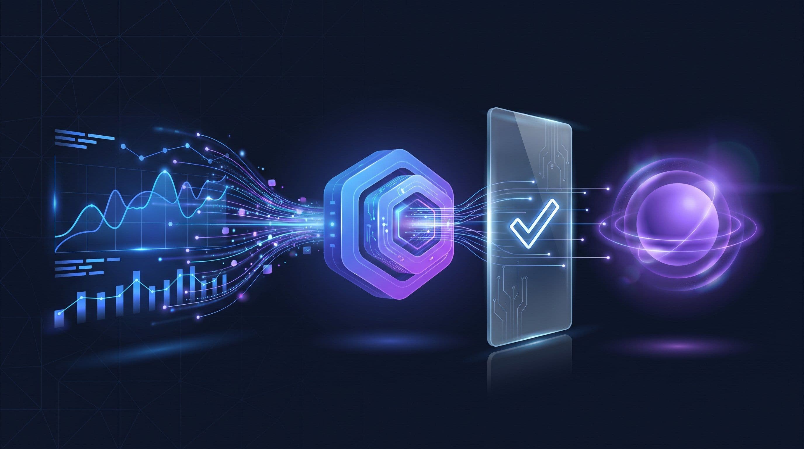 A Google Search Console property connected to an AI agent through an MCP server, with scoped read-only credentials and a human approval gate before the data becomes a client report
